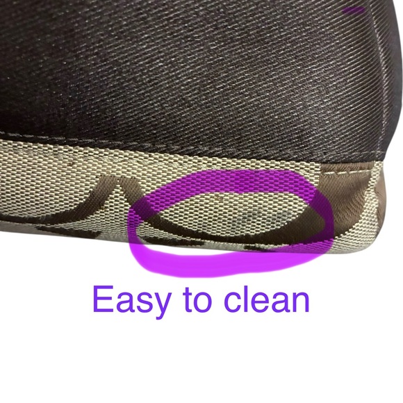 Coach Lurex Signature C X-Large Diaper Tote - Picture 5 of 14